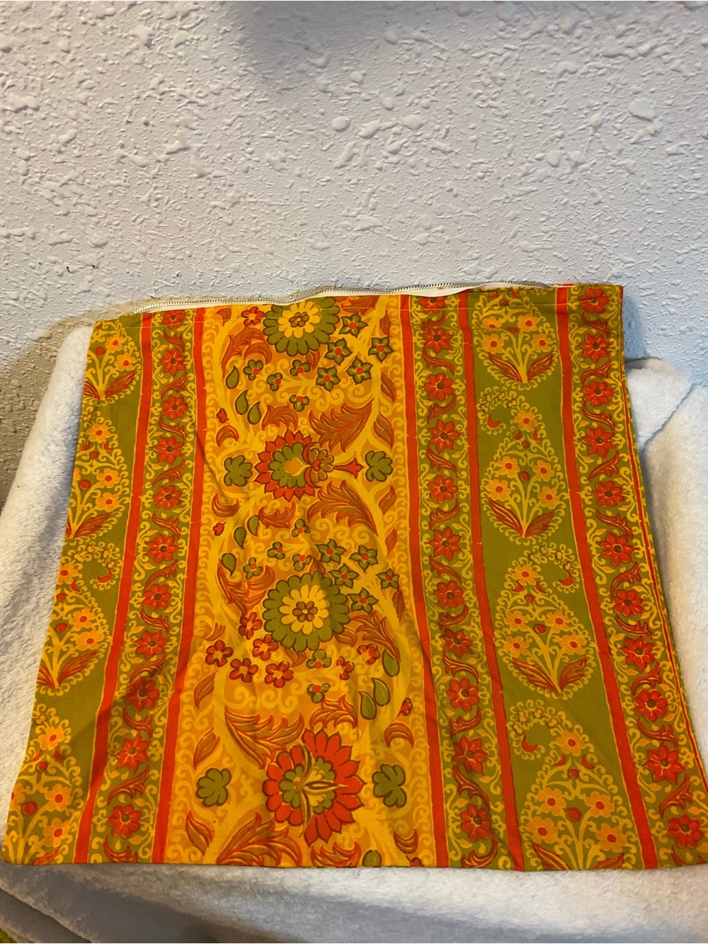 Lot of 2 Vintage Pillow Covers 1970s